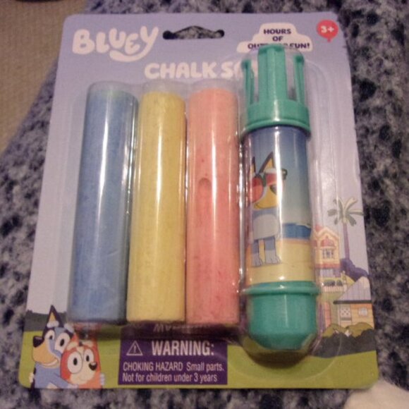 Bluey Chalk Set 3+ New - Picture 1 of 2